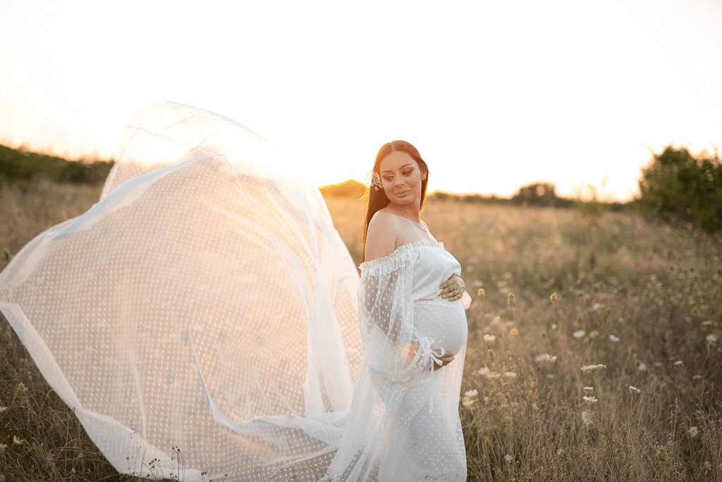 Eliana Gown Maternity Dress Joyful Design. 